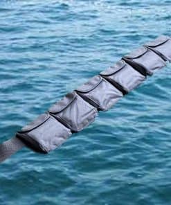 Cinturón de peso de bolsillo para buceo AKM (Negro, grande)