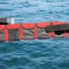 Cinturón de peso para buceo AKM (rojo, grande)