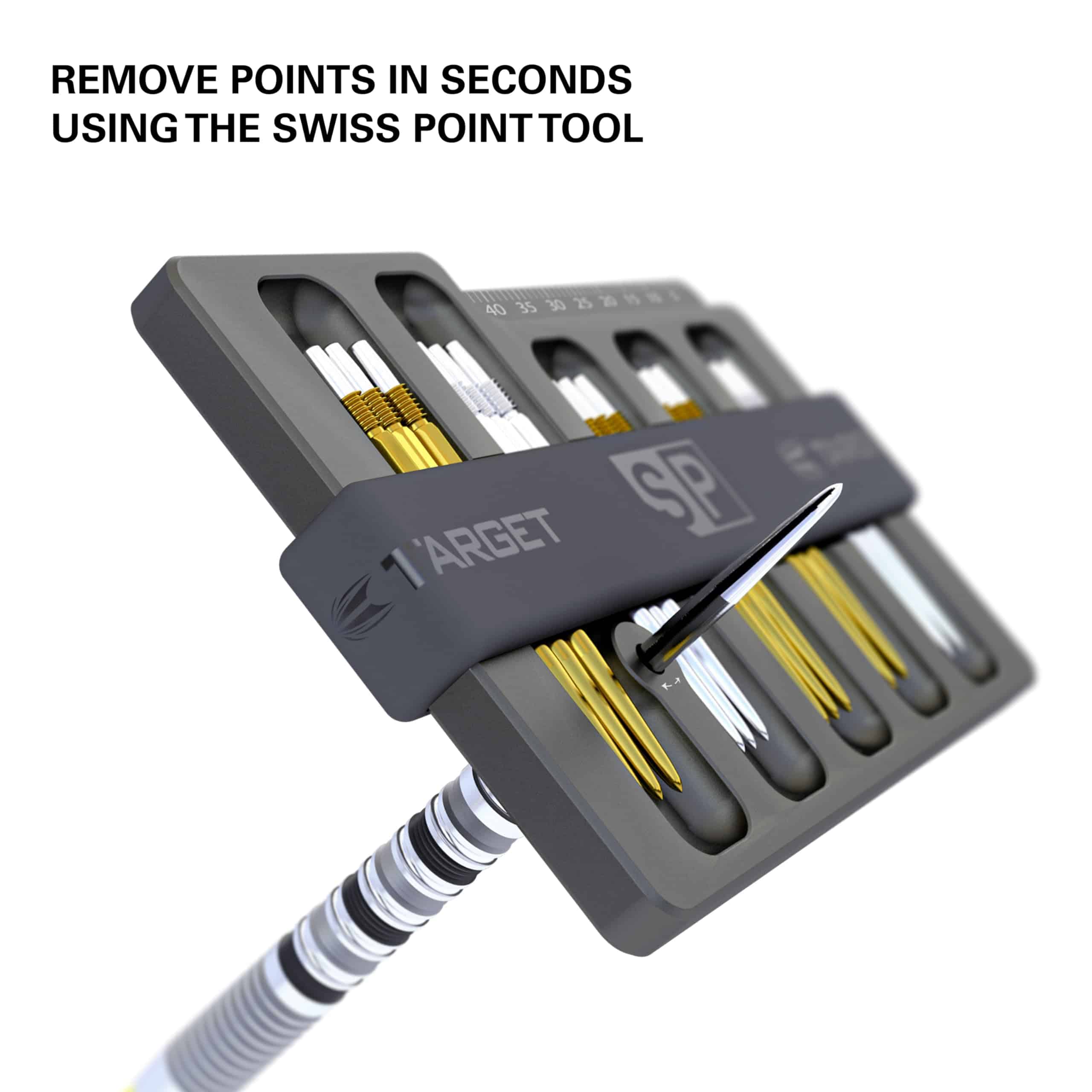 Target Darts Swiss Point Safe for Holding Points - Holds 5 - Imagen 3