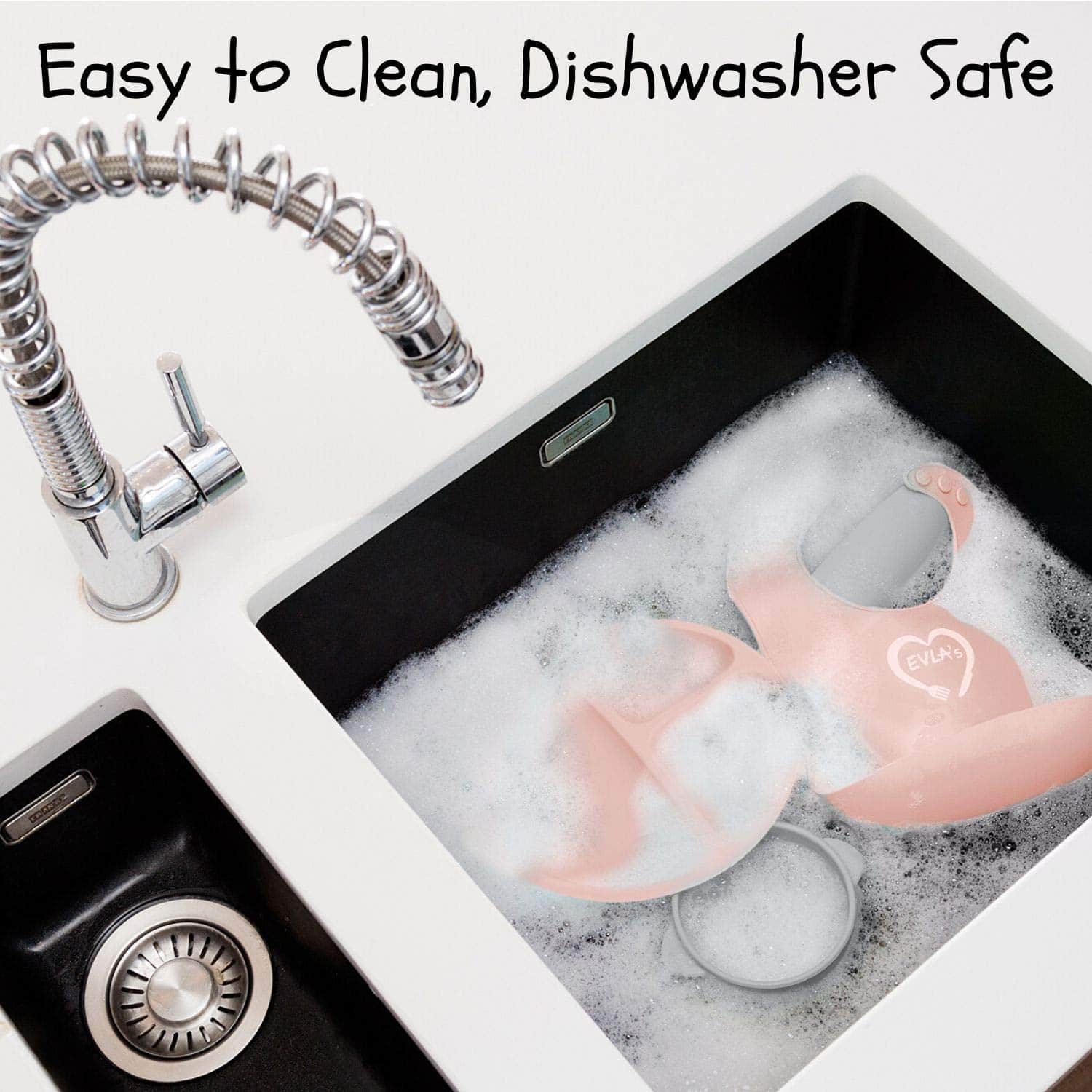 Set de Alimentación para Bebés de EVLA - Baberos de - Imagen 6