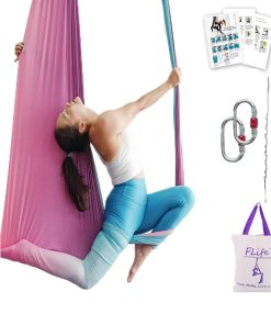 F.Life Aerial Yoga Hammock 6.5 yardas Tela Premium de Seda