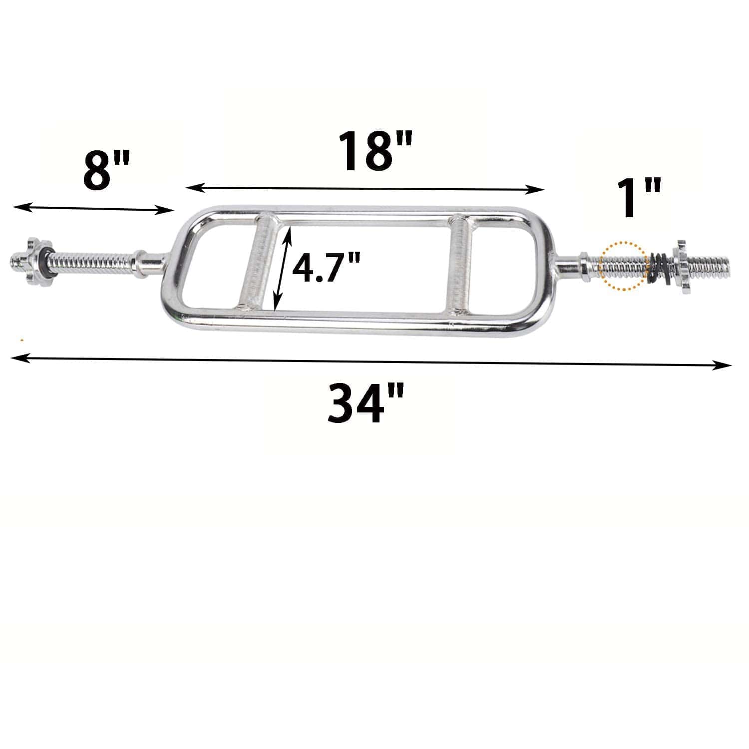 Barra de Tríceps de 34 Pulgadas Uyoyous de Peso Estándar de - Imagen 4