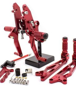 PROCNC Pedales traseros de motocicleta de aluminio para