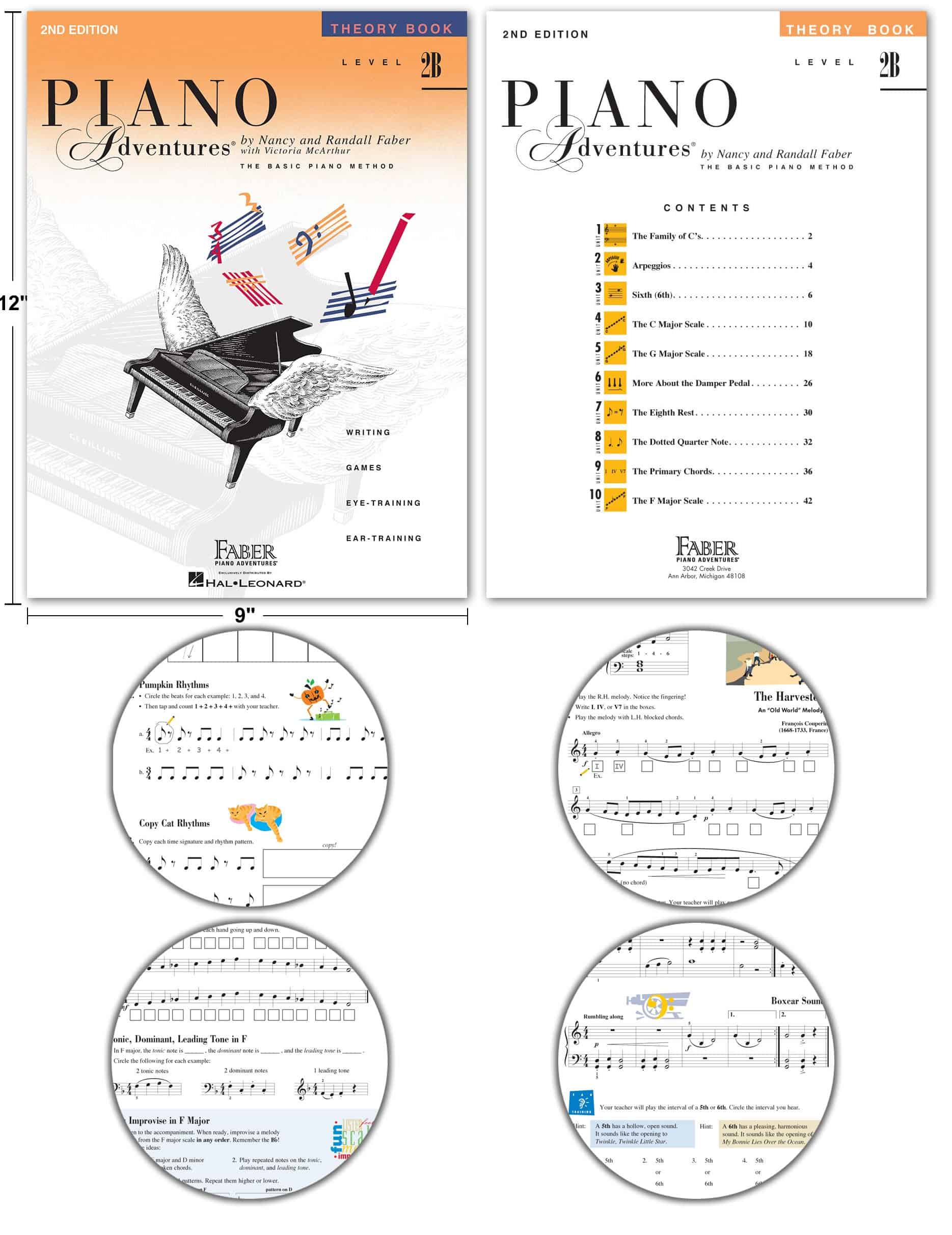 Conjunto de aprendizaje Piano Adventures Level 2B de Nancy - Imagen 6