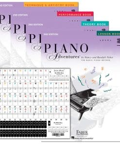 Set de aprendizaje Piano Adventures Level 3B por Nancy