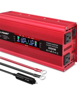 Inversor de Energía Yinleader 1500W/3000W DC 12V a 110V AC