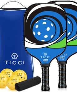 Juego de 2 palas de pickleball T TICCI, aprobadas por