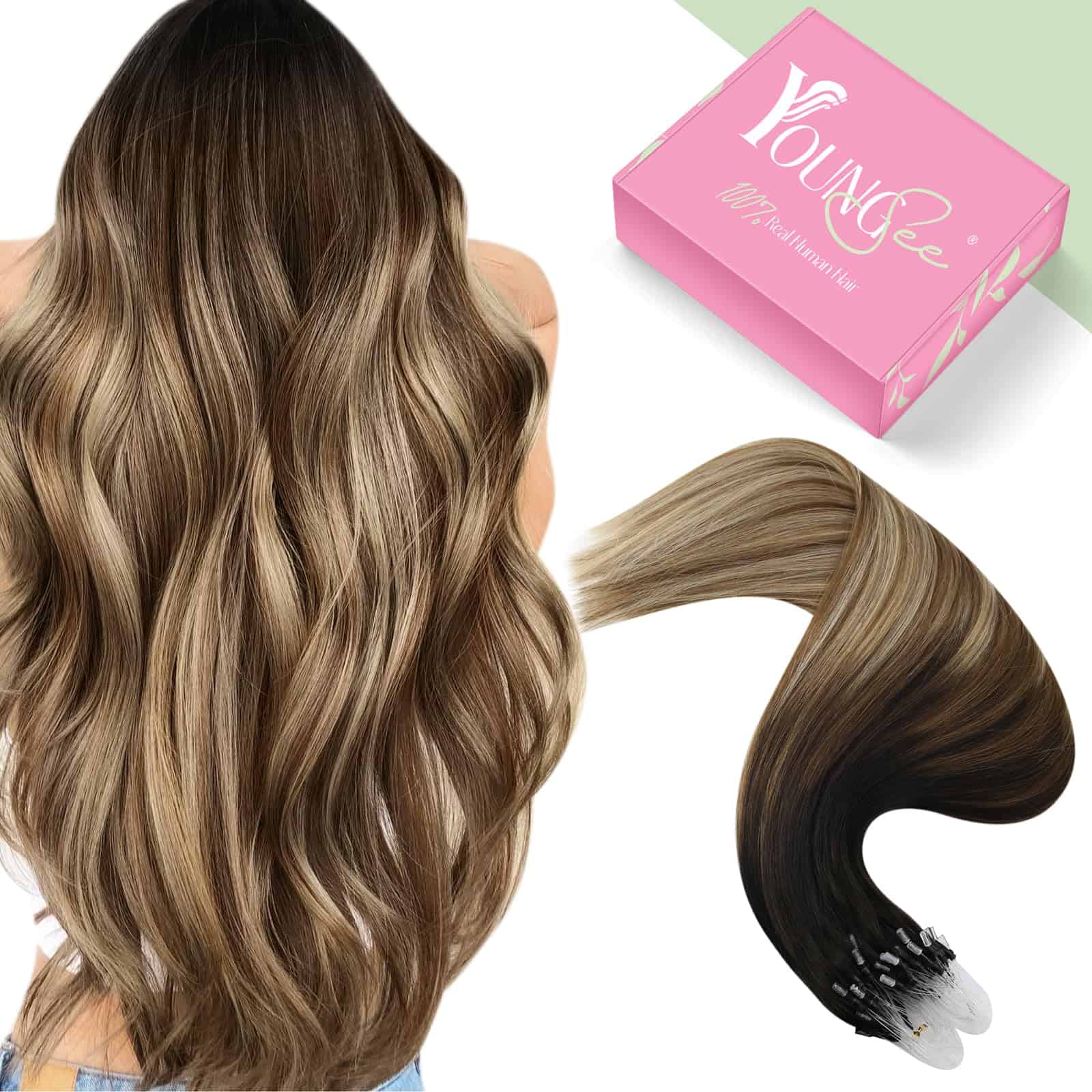 Extensiones de Cabello Micro Loop de YoungSee Cabello