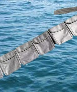 Cinturón de peso de bolsillo AKM para buceo (Negro, extra