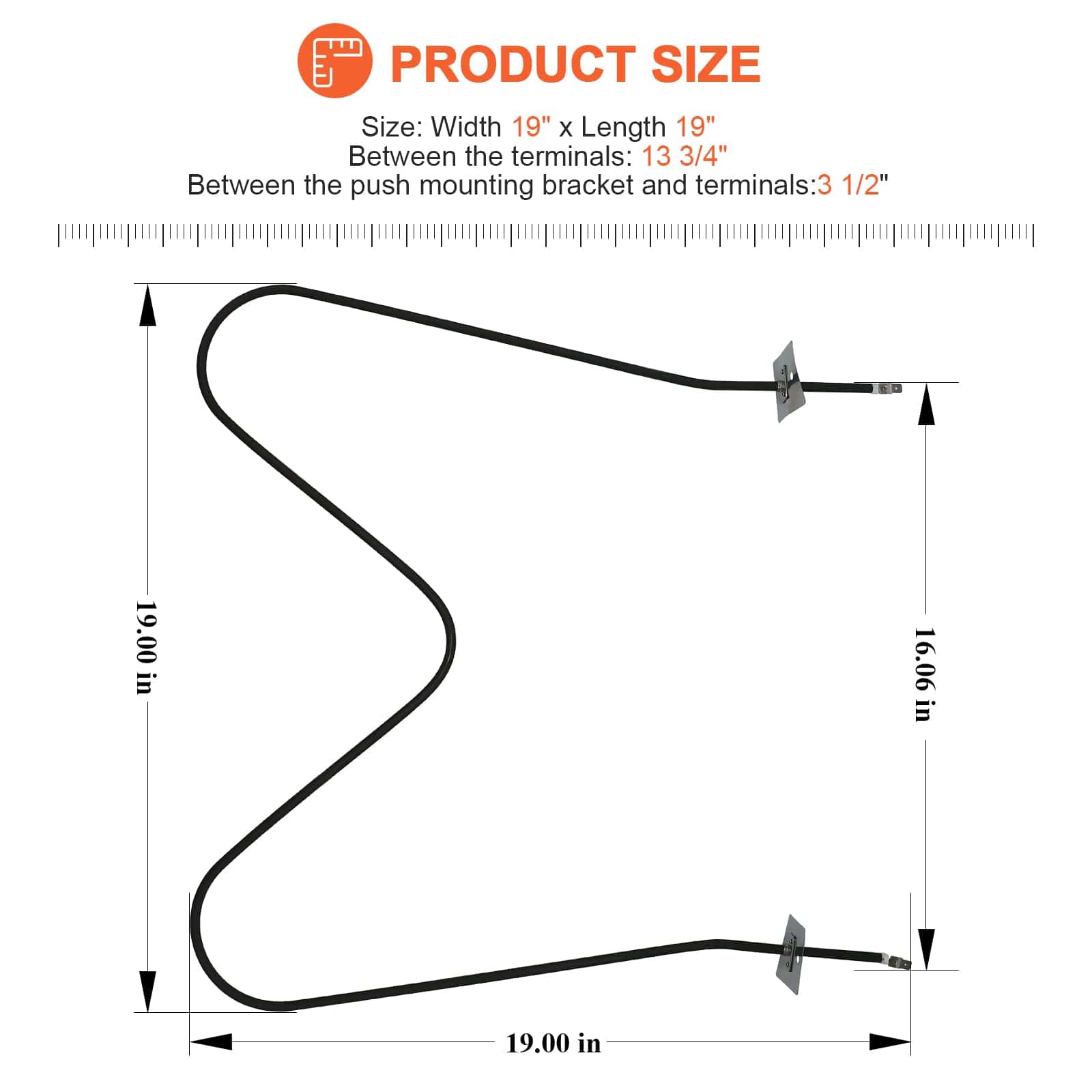 Elemento de Calefacción para Horno 316075103 316075104 para - Imagen 6