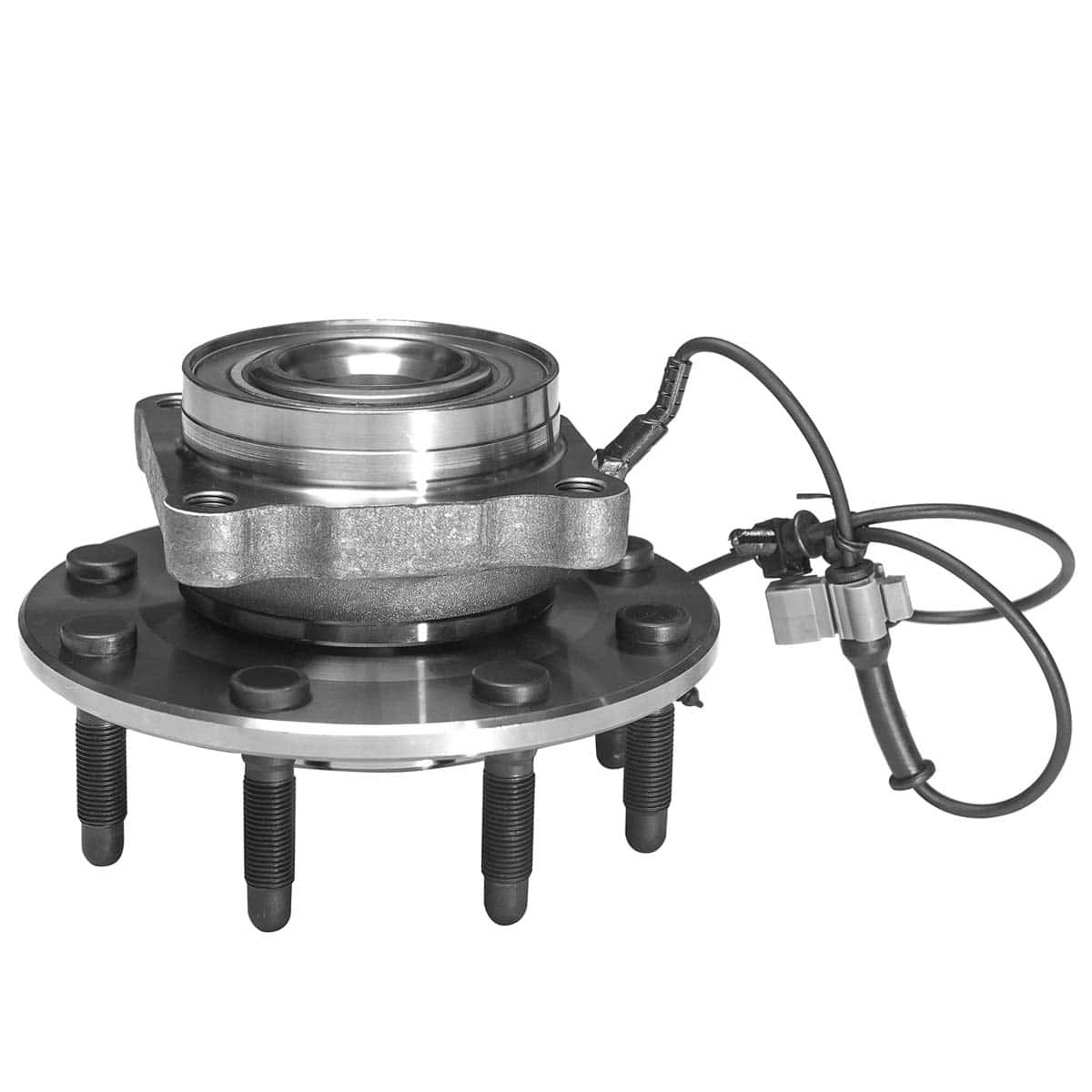 Conjunto de Cubo de Rueda Delantera y Cojinete Compatible