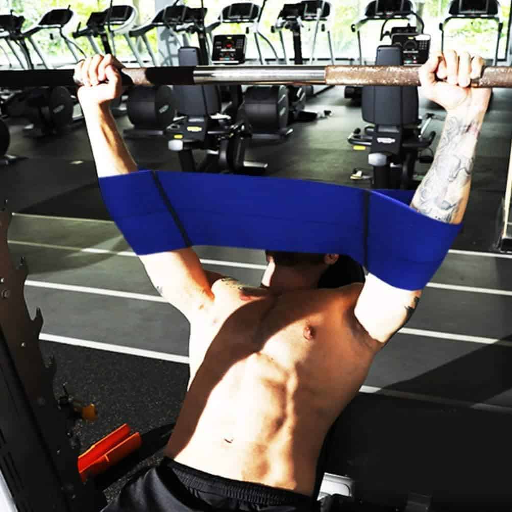 Banda de Press de Banca Power Weight Lifting Entrenamiento - Imagen 4