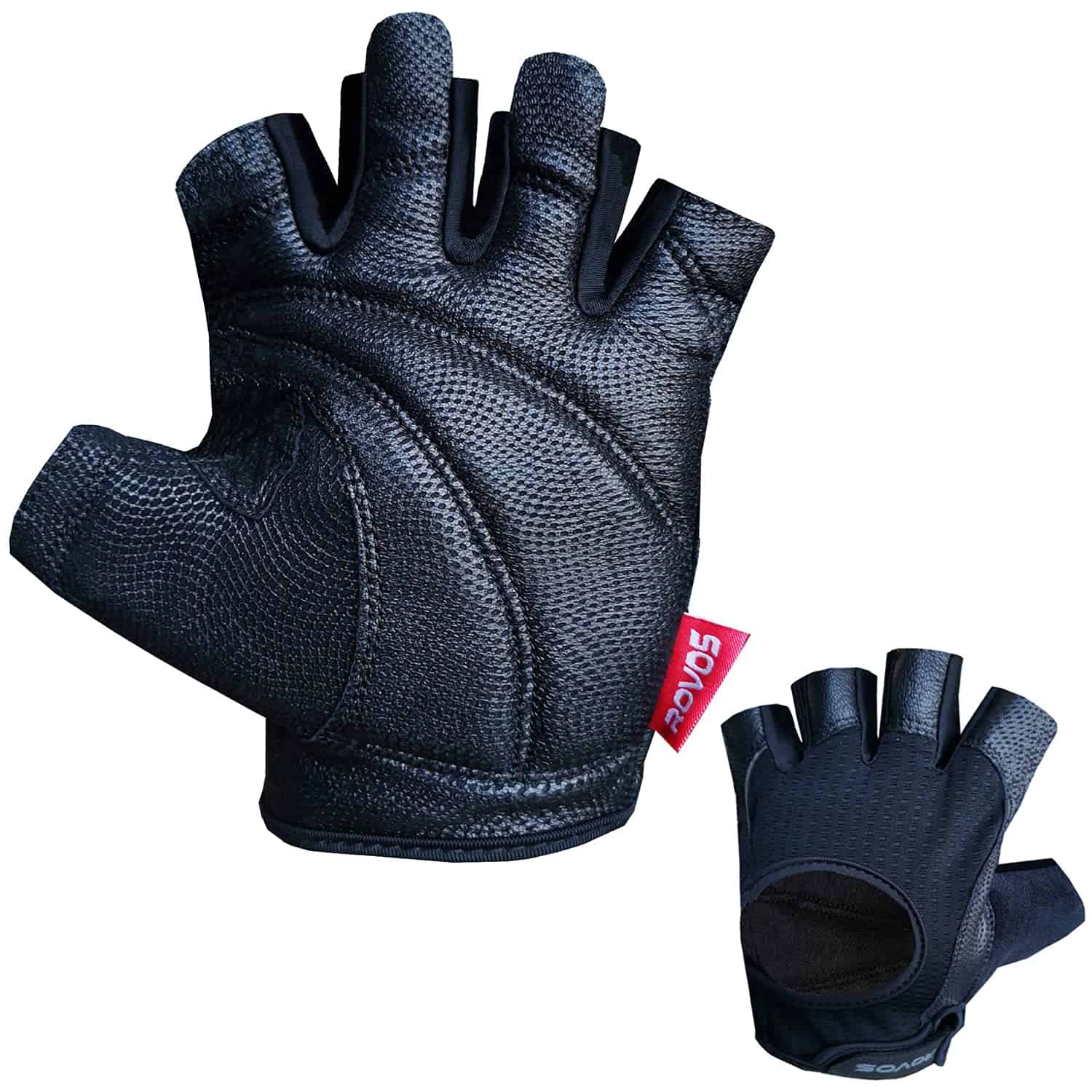 Guantes de Entrenamiento ROVOS de Cuero Ventilado para