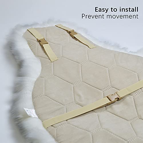 Fundas de Asiento de Coche de Piel de Oveja Universal - Imagen 7