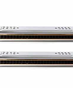 Armónica de tremolo dual de doble cara Swan 2 en 1 en tonos