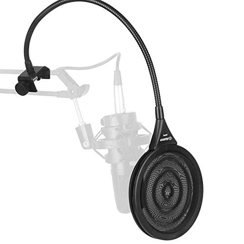 Alctron MPF02 filtro anti-pop utilizado en grabación