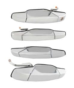 Manijas exteriores cromadas para puertas delanteras y