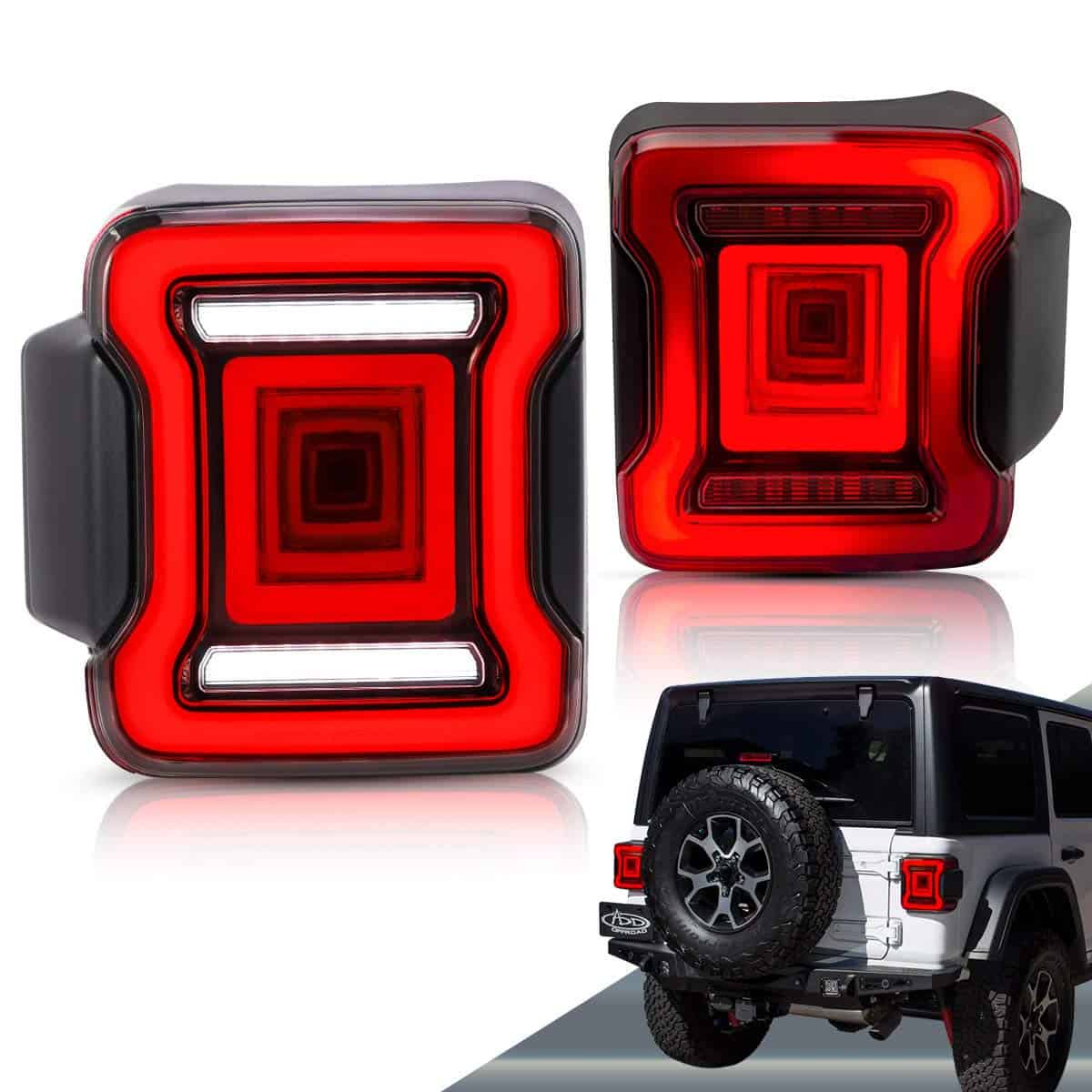 Conjunto de faros traseros LED VLAND compatibles con
