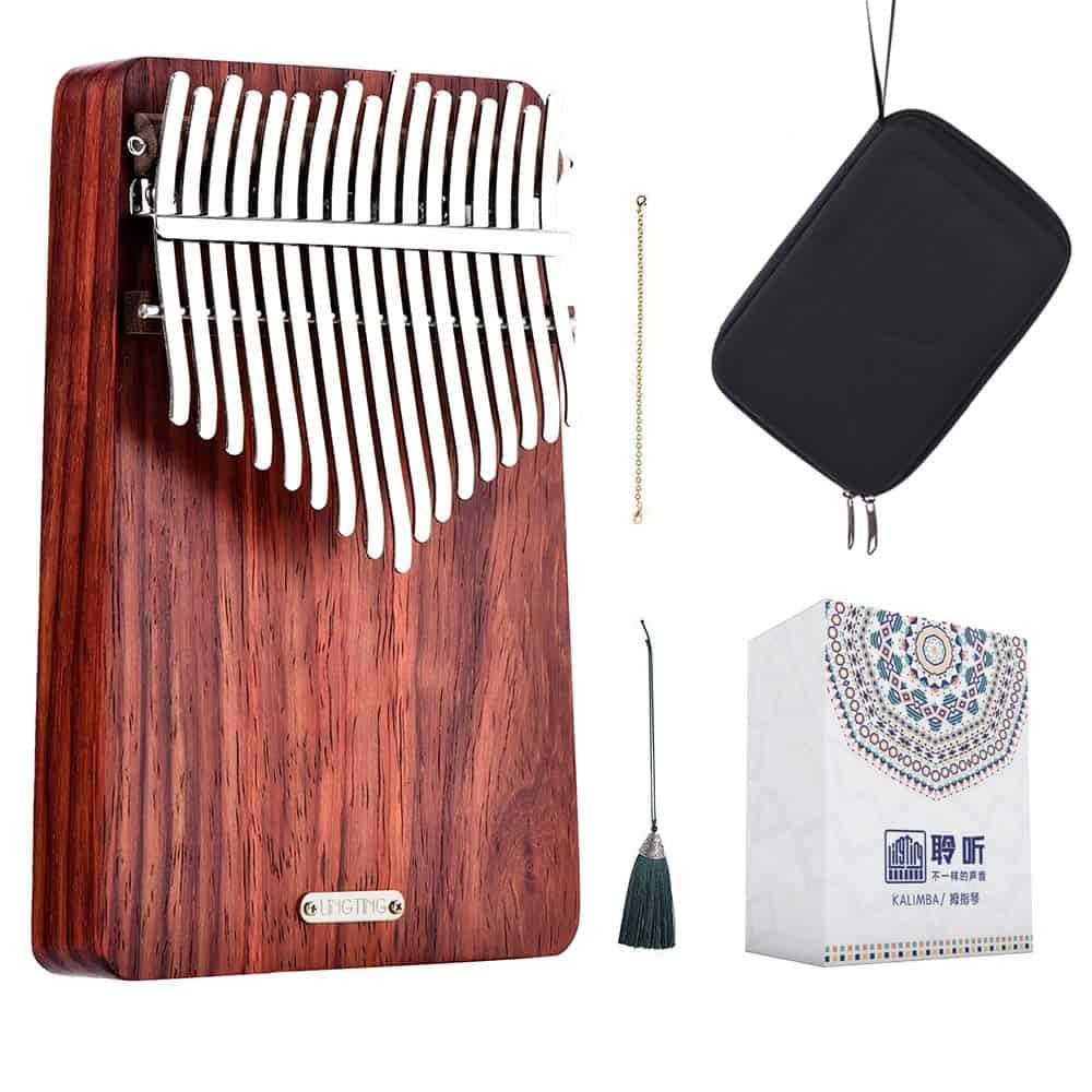 Kalimba LingTing 17 teclas Thumb Piano Mbira Finger Piano
