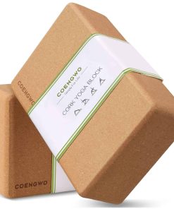 Bloques de Yoga de Corcho COENGWO, 100% Eco Friendly, Apoyo