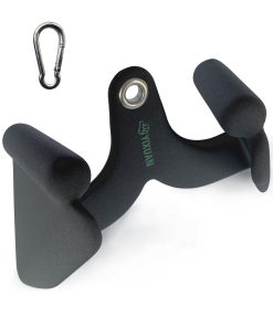 Barra de Polea para Espalda de Acero Grueso con Mango