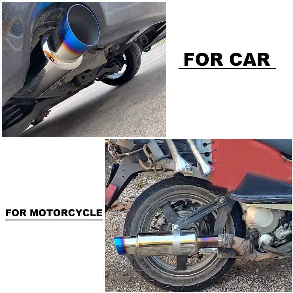 PTNHZ Silenciador de Escape Universal de Acero Inoxidable - Imagen 6