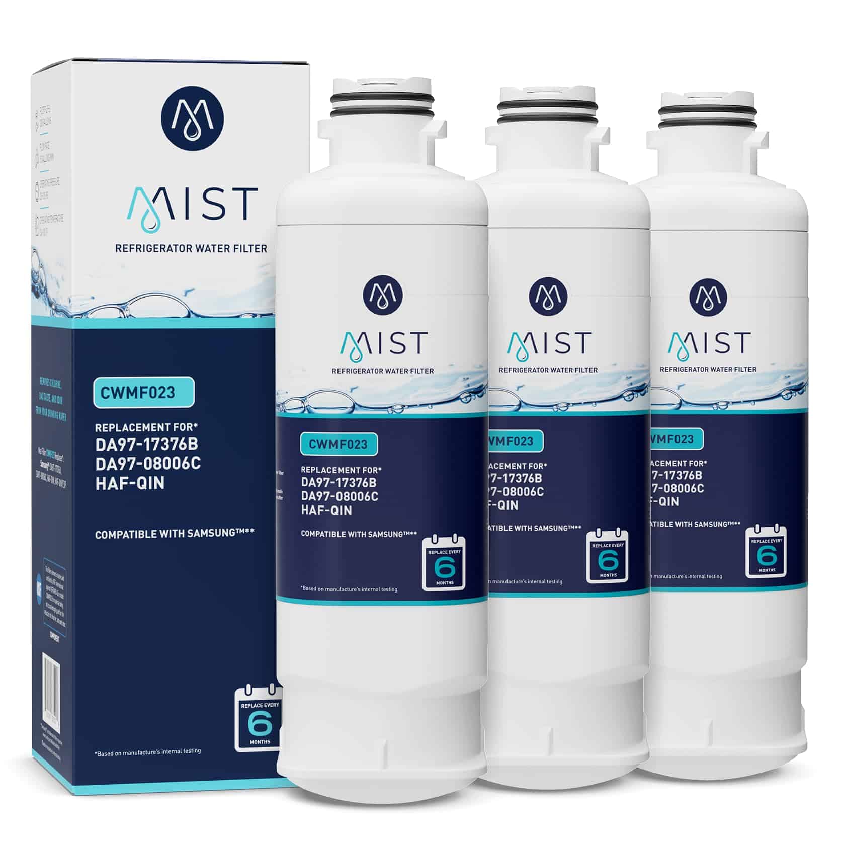 Filtro de agua Mist DA97-17376B de reemplazo para Filtro de