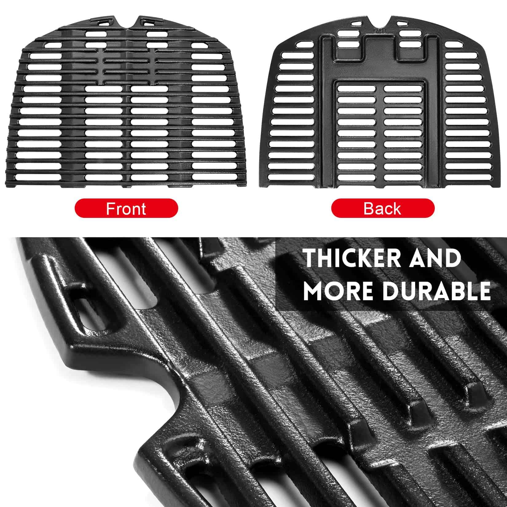 Rejillas de Parrilla Weber - Rejillas de Cocina de Hierro - Imagen 5