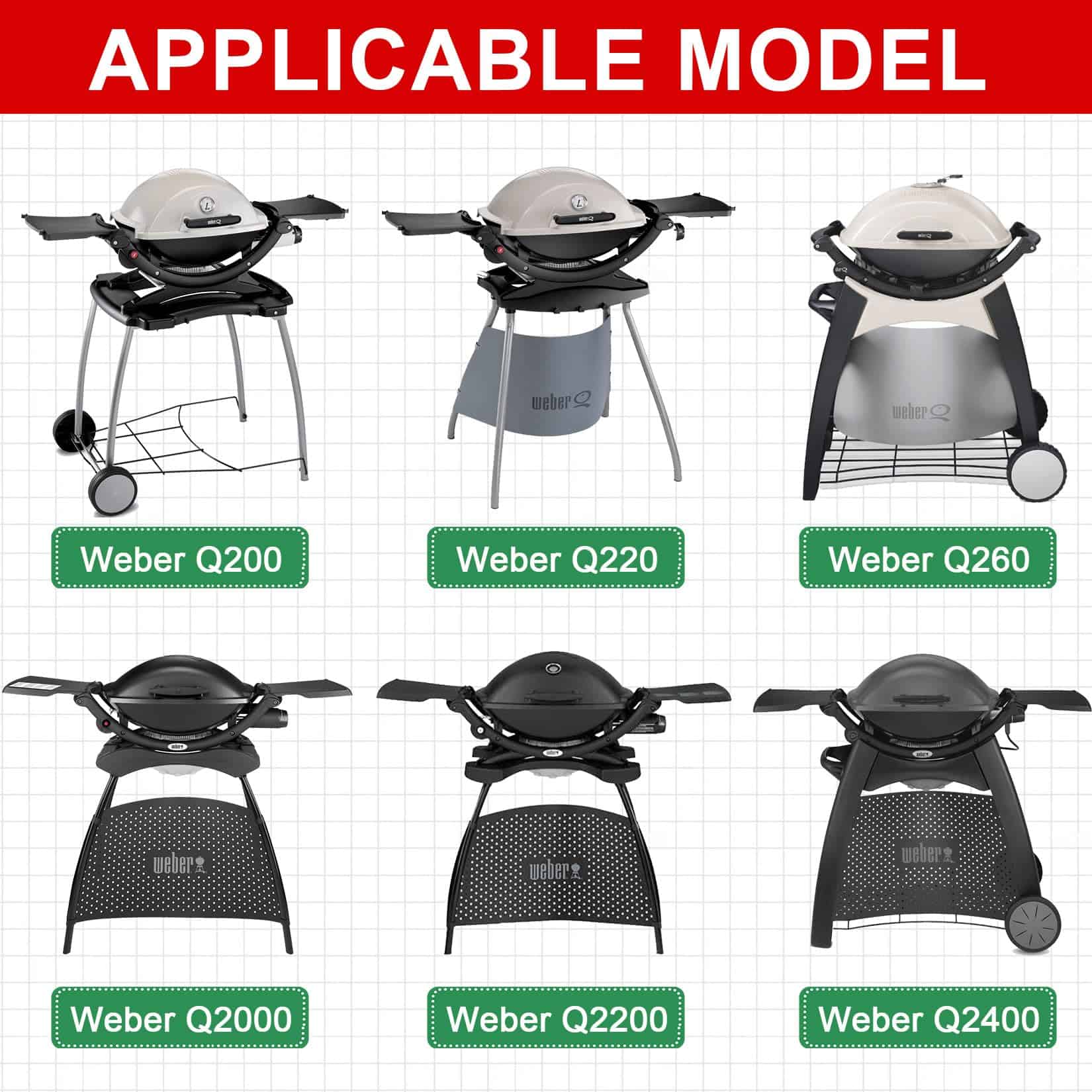 Rejillas de Parrilla Weber - Rejillas de Cocina de Hierro - Imagen 7