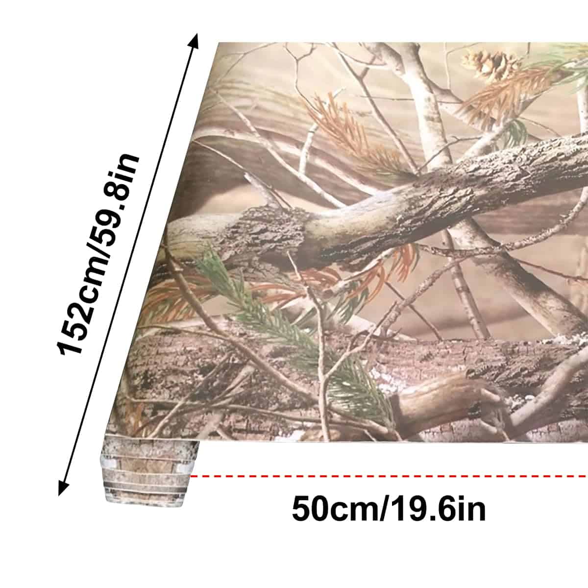 Vinilos de Camuflaje Queenbox 50x152cm, Película Adhesiva - Imagen 3