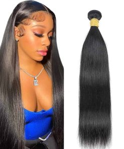 Paquete de Cabello Humano Brasileño Liso 100% Humano Un