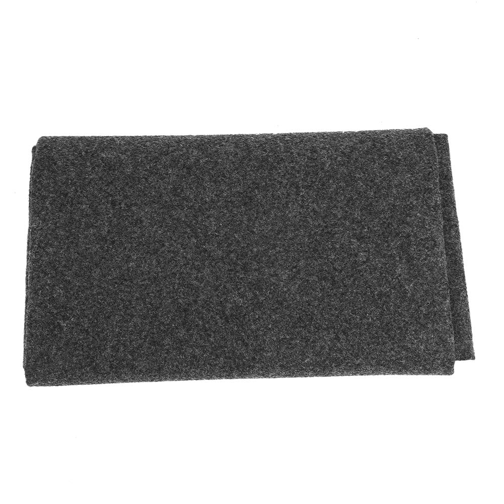 Tapete para salpicaduras de barbacoa, negro 50x36 pulgadas,
