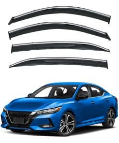 LQQDP 4pcs Humo Tintado con Ribete Cromado Estilo de