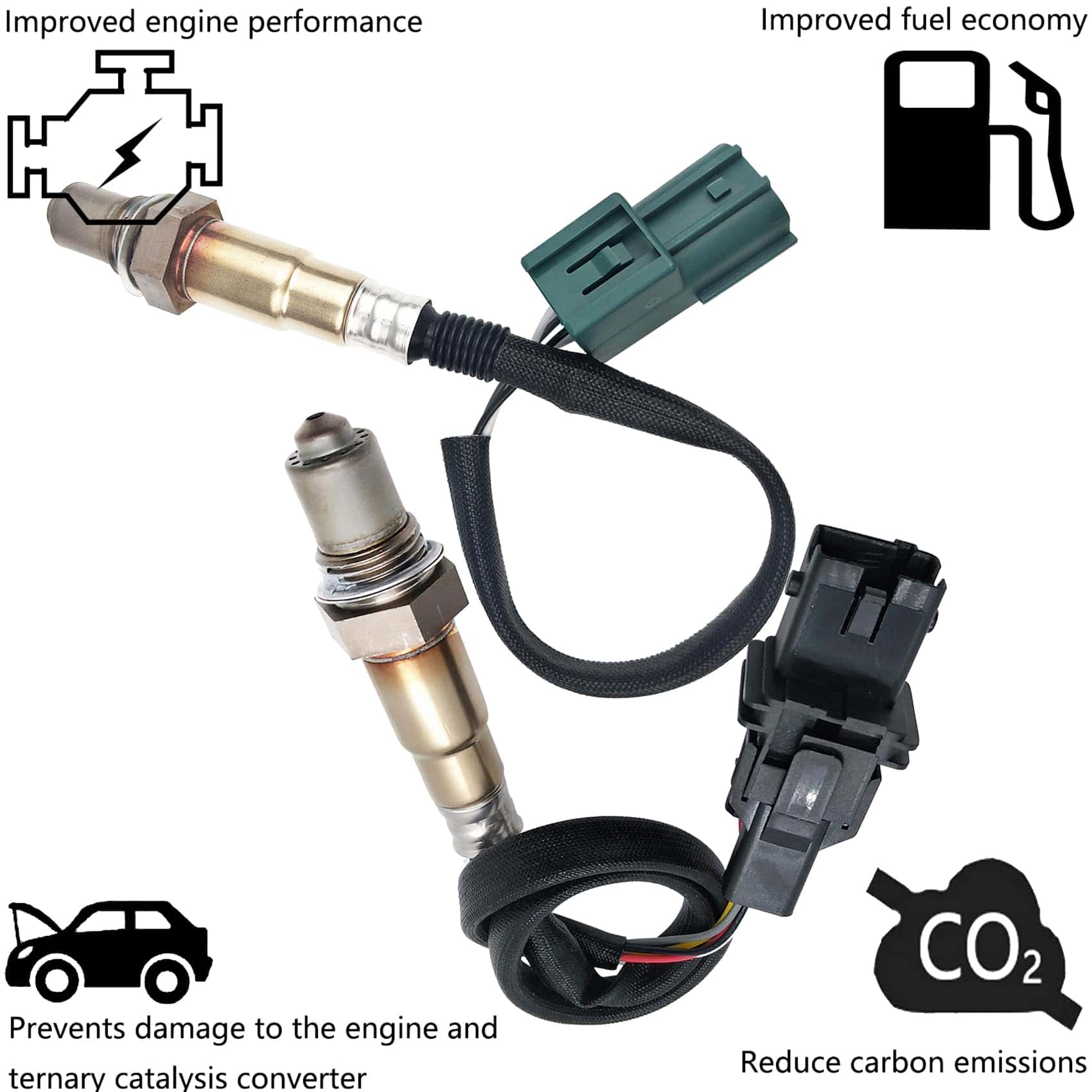 Par de Sensores de Oxígeno Aguas Arriba y Aguas Abajo de - Imagen 5