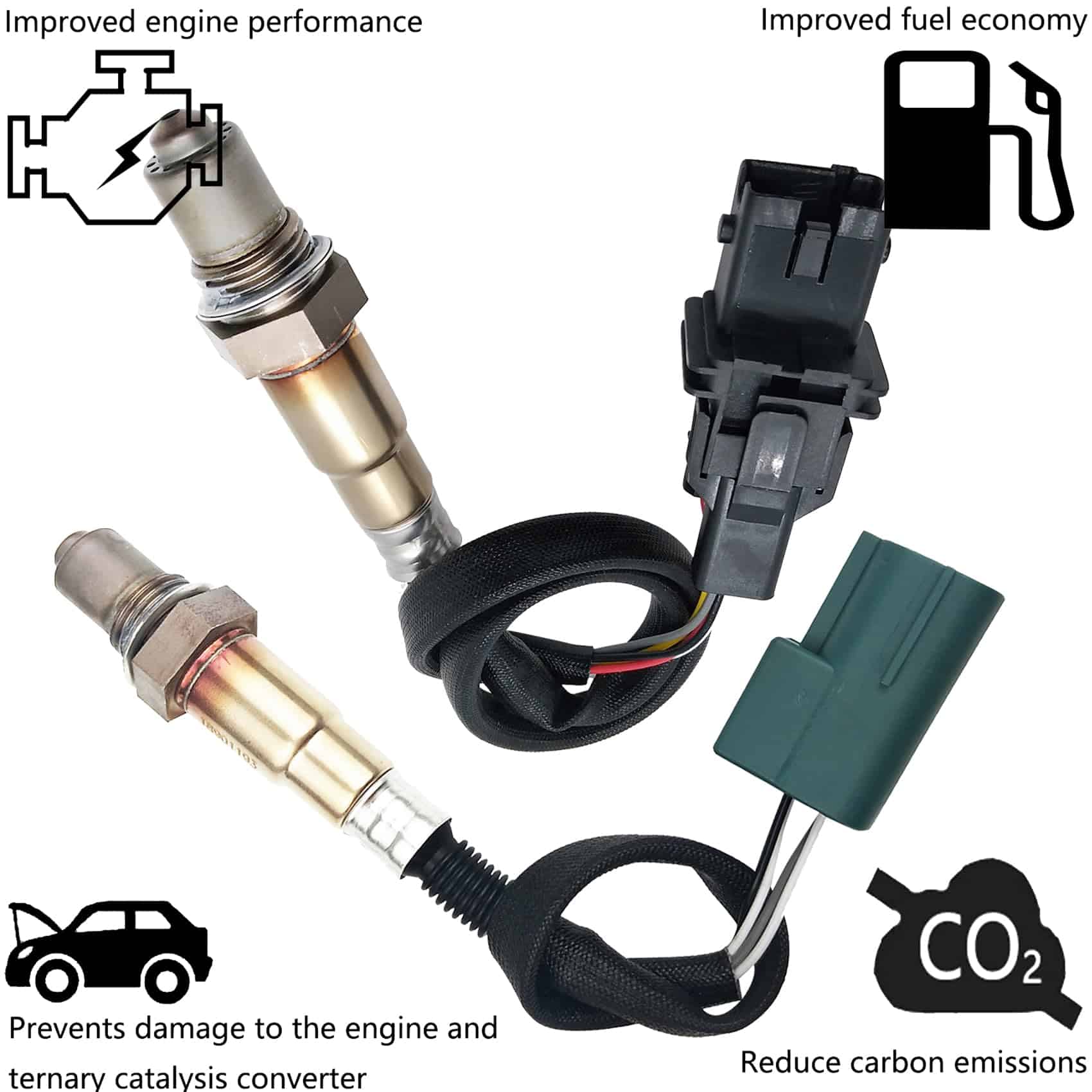 Par de Sensores de Oxígeno Aguas Arriba y Aguas Abajo de - Imagen 4