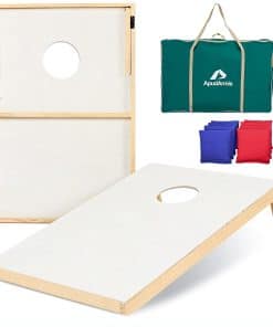 Juego de tableros de cornhole de madera ApudArmis 3x2Ft,