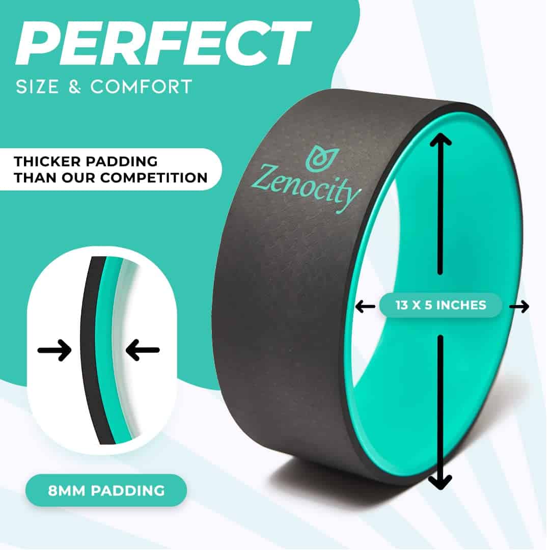 Yoga Wheel 13 '', Rodillo de espalda de yoga, Rueda de yoga - Imagen 4