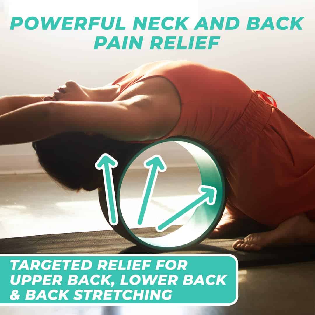 Yoga Wheel 13 '', Rodillo de espalda de yoga, Rueda de yoga - Imagen 3