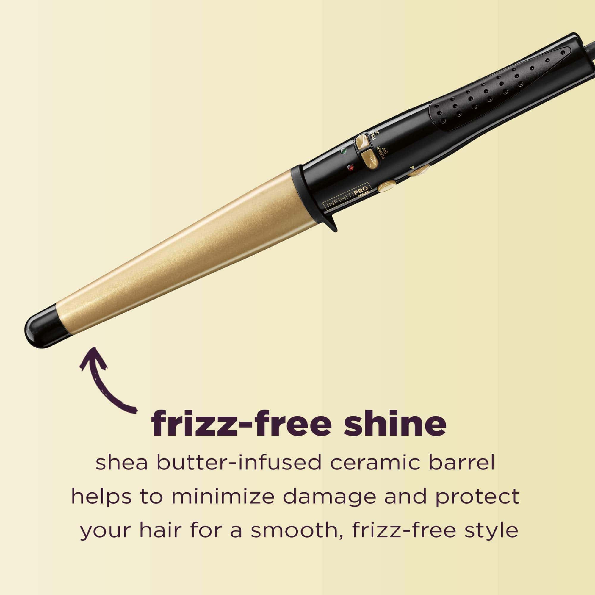 Varita rizadora de cerámica de turmalina de ultra alto - Imagen 3