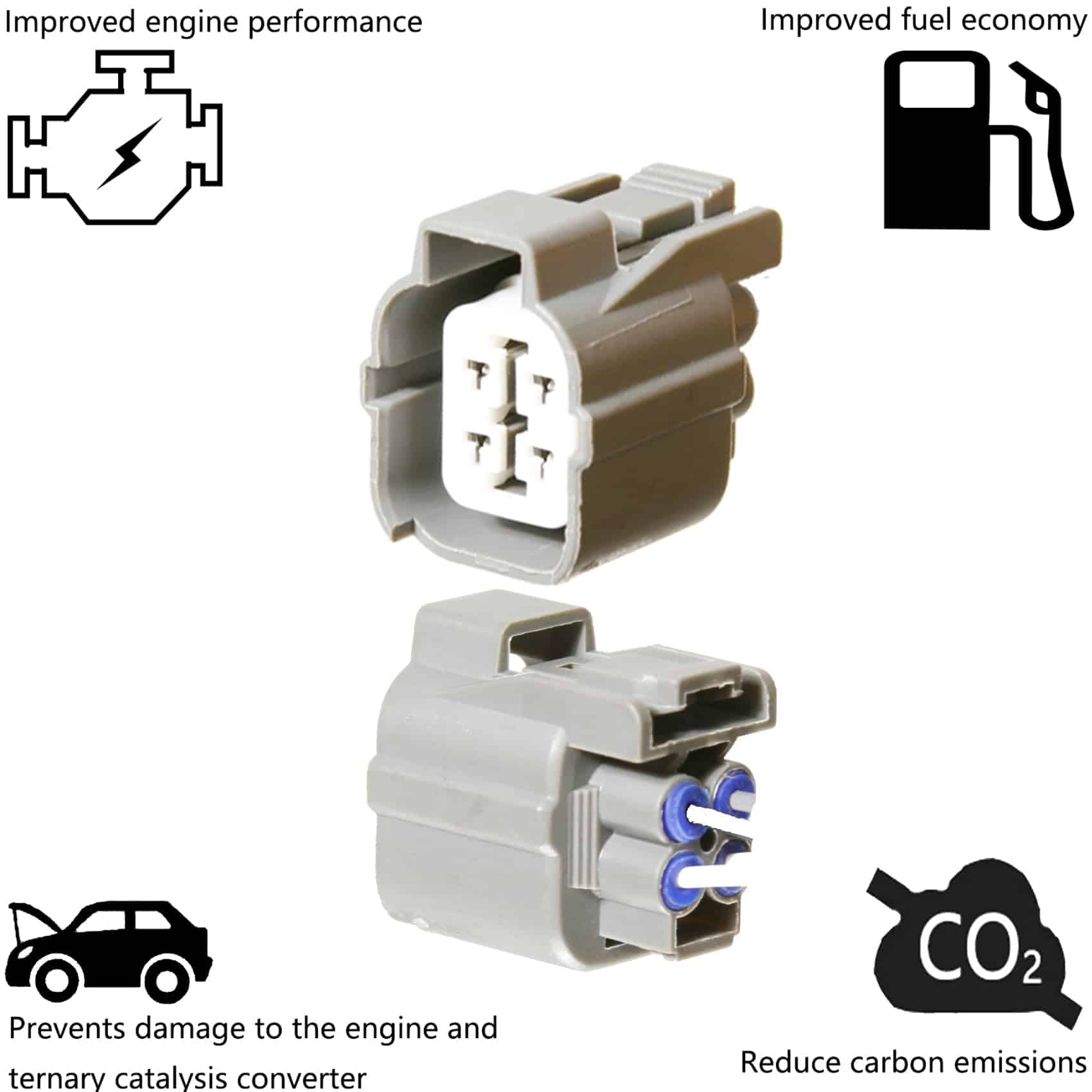 Dropwater 1 Par de Sensores de Oxígeno Debajo Izquierdo y - Imagen 6