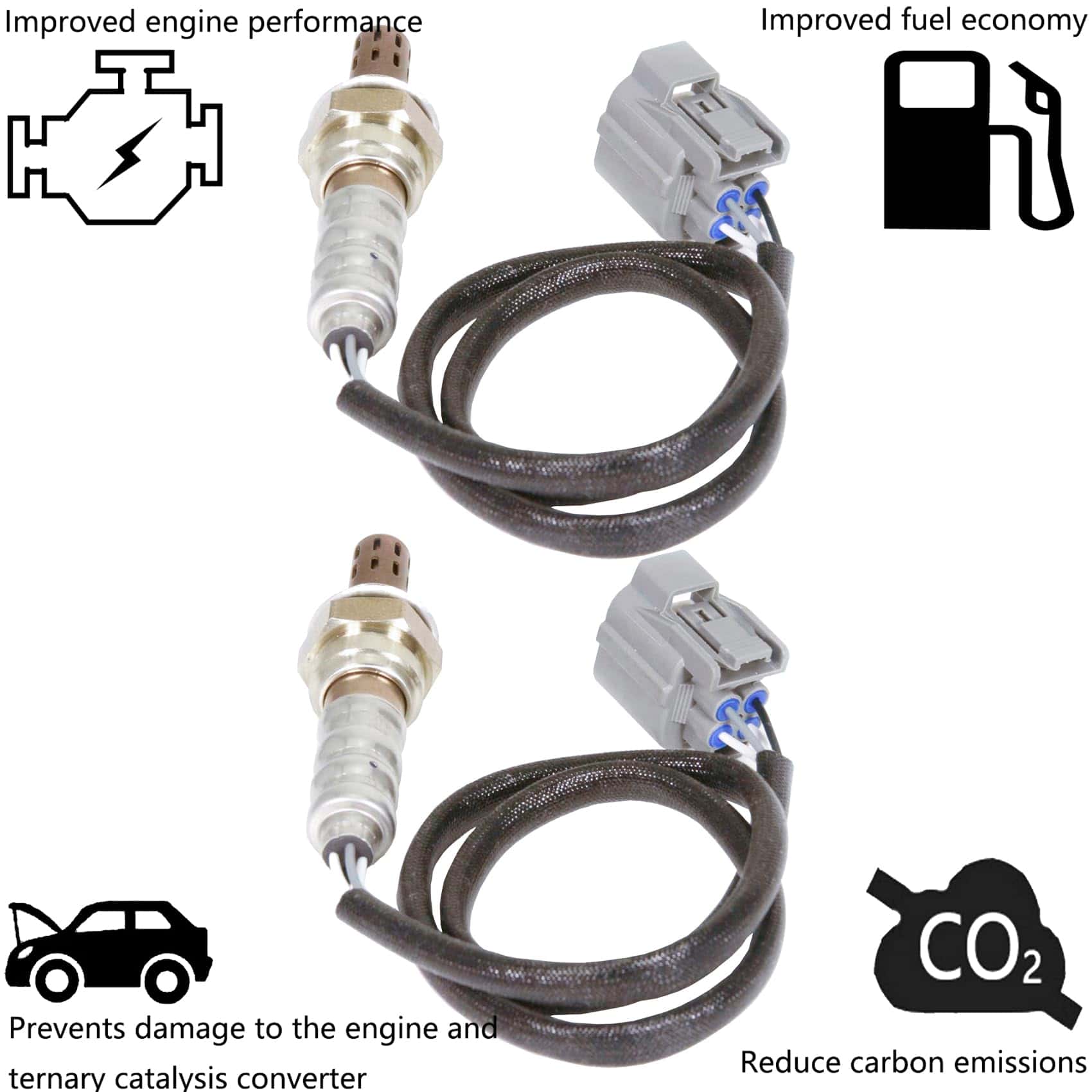 Dropwater 1 Par de Sensores de Oxígeno Debajo Izquierdo y - Imagen 4