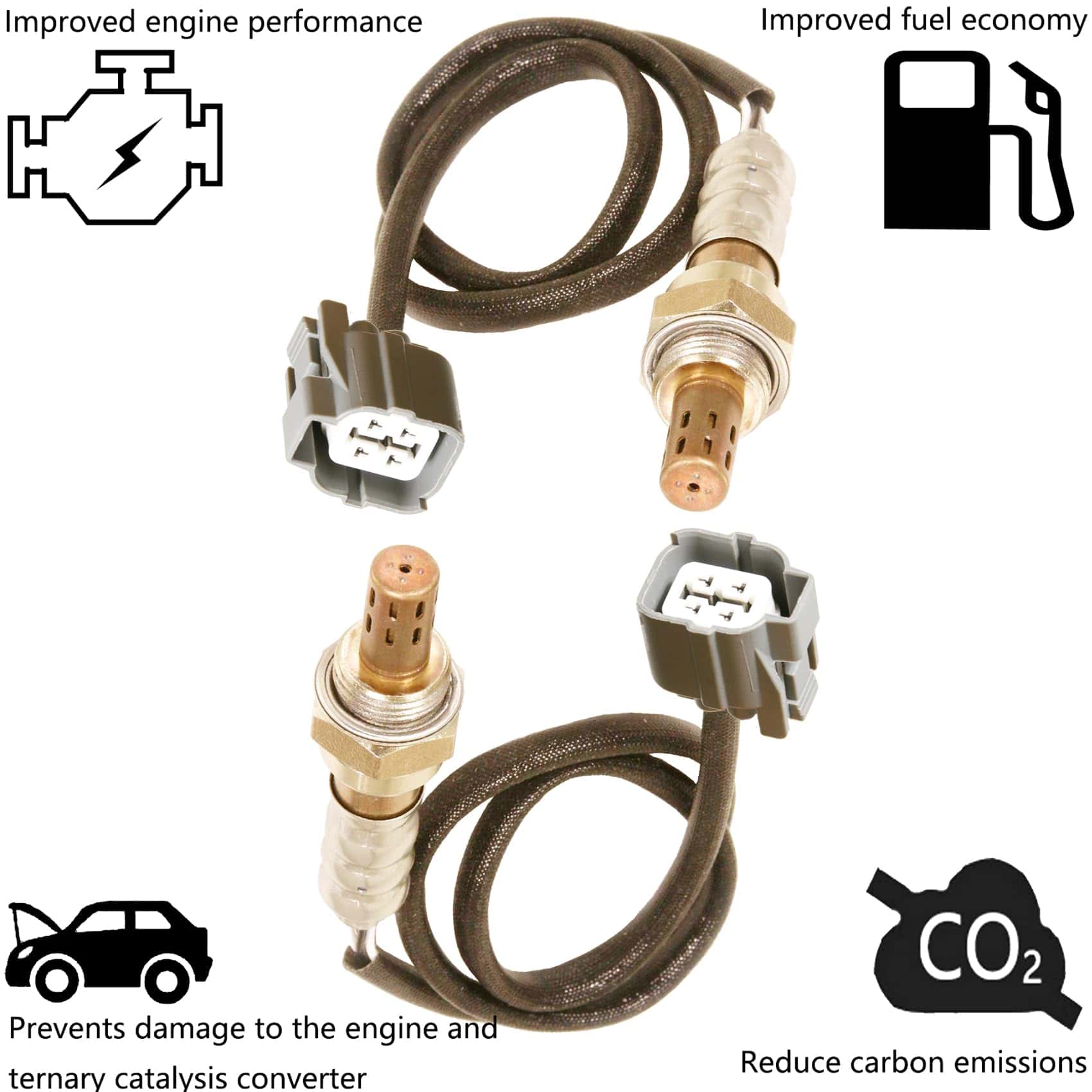 Dropwater 1 Par de Sensores de Oxígeno Debajo Izquierdo y - Imagen 5