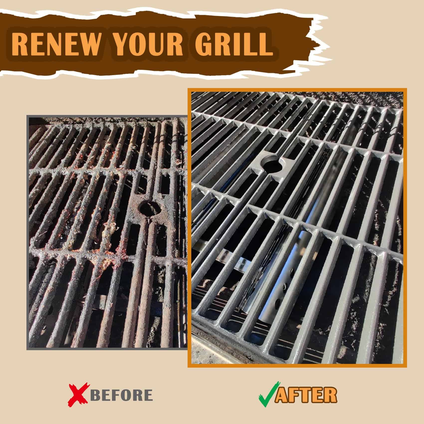 Rejillas de Cocina SafBbcue 16 15/16" para Charbroil - Imagen 6