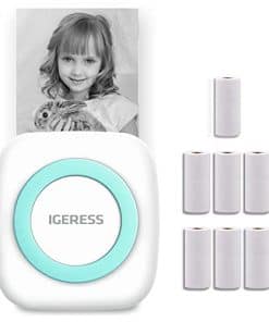 IGERESS Mini Printer, Impresora Térmica de Bolsillo
