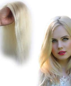 Hair Toppers para Mujeres Cabello Humano MONO PU Base con