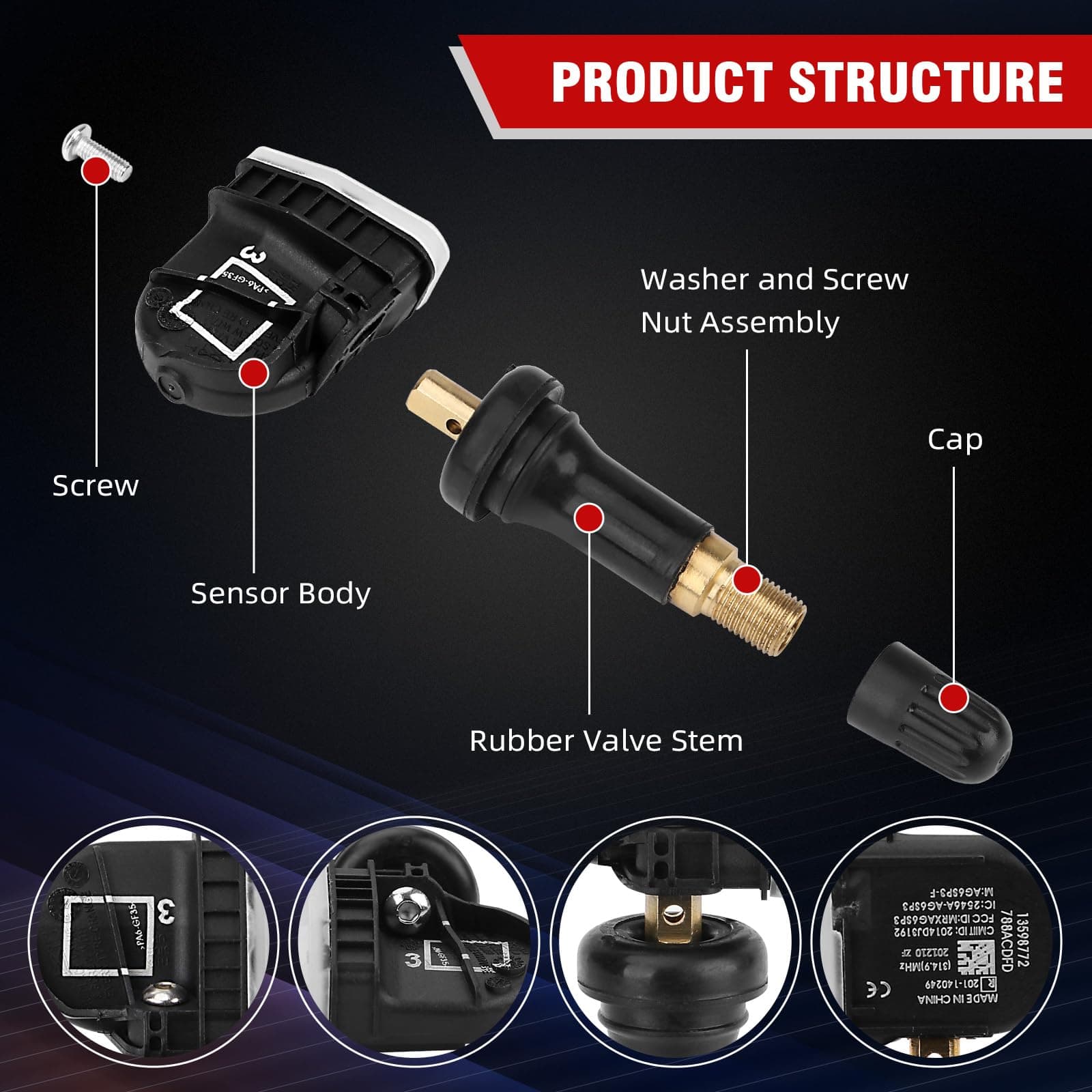 13598772 Sensores de Monitoreo de Presión de Neumáticos - Imagen 4