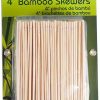 Palitos de Bambú para Aperitivos de 4 Pulgadas Jacent (300