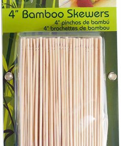 Palitos de Bambú para Aperitivos de 4 Pulgadas Jacent (300