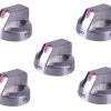 Perilla de control de quemador superior de 5-PACK para