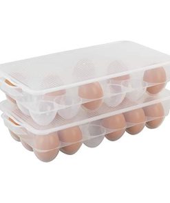 Bringer 4-Pack Contenedores de Huevo de Plástico